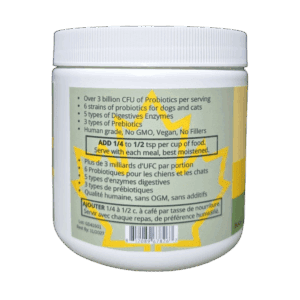 Naturalpaw Good Digestion probiotics prebiotics and digestive enzymes for dogs and cats.