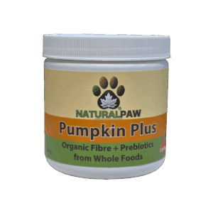 Pumpkin Plus prebiotics supplement for dogs and cats